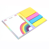 Carnet de notes de bureau de haute qualité certifié BSCI avec reliure thermique, bloc-notes adhésifs, stylo, design personnalisé, cadeau pour l'école et le travail