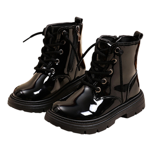 Bottes courtes noires personnalisées pour enfants, bottes à la cheville pour filles - Product Image 6