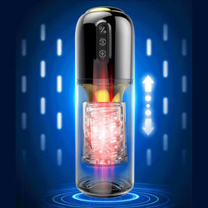 Alat Masturbasi Pria Otomatis dengan Fitur Getaran, Pemanas, dan Suara Seksi, Mainan Seks untuk Pria <span class=keywords><strong>Gay</strong></span>, Pemijat Penis. - Product Image 1