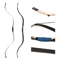 Arc recurve en bois Ming Xiaoshao traditionnel de 20 à 50 livres, arc à cheval fait à la main, option économique