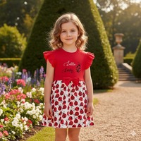 Nouvelle Arrivée 2026 Robe de Soirée pour Filles Vente en Gros Robes d'Été Sans Manches pour Enfants Robe de Demoiselle d'Honneur à Fleurs