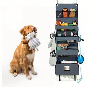 Multi-Functional <b>Treat</b> Bag Poop Bag Dispenser Door Storage Organizer for Pet Supplies Accessories - Product Image 1
