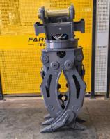 Grappin rotatif hydraulique pour excavatrice pour pierres, bois et débris - Attache de haute qualité pour la préhension des roches