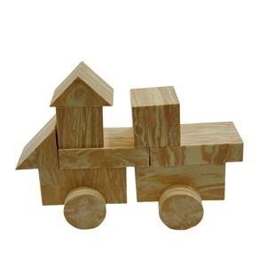 Set di Blocchi da Costruzione in Schiuma Morbida Effetto Legno per <span class=keywords><strong>Bambini</strong></span> e Adulti, <span class=keywords><strong>Giochi</strong></span> da Costruzione per Parchi <span class=keywords><strong>Giochi</strong></span> - Product Image 5