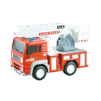 Jouet de voiture de friction populaire série pompier 1:16 camion de pompiers à friction avec musique légère et eau de pulvérisation pour les enfants