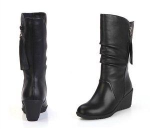 <span class=keywords><strong>Bottines</strong></span> pour <span class=keywords><strong>femmes</strong></span> en gros, modèle Explosion, avec semelle intérieure en caoutchouc, tiges mi-hautes, bout rond, <span class=keywords><strong>grandes</strong></span> <span class=keywords><strong>tailles</strong></span> - Product Image 2