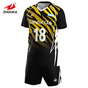 Set bola voli desain Jersey, seragam voli tipis dan ringan portabel terbaru - Product Image 3