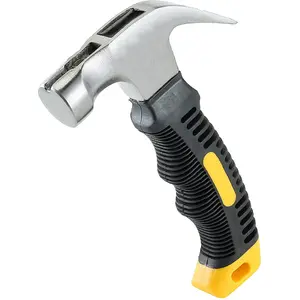 Professional Carbon Steel Hand Tool Fiberglass Handle MIni Claw Hammer