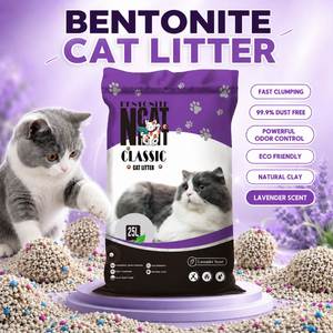 Arena para Gatos Aglomerante de Bentonita de Fábrica Original, Suministro OEM - Product Image 1