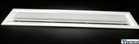 Diffuseur d'air linéaire Ventech OEM, nouveau style, grille moderne, plafond minimaliste, intérieur villa, hôtel, CVC, entretien facile