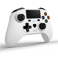 Manettes de jeu personnalisées pour PS4 avec capteur six axes, bouton lumineux vibrant, double impact, 600 mA, design exclusif