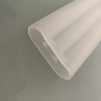 Silice fondue anti-reflet, triple orifice, à faible teneur en impuretés, en forme de U, pour cavité laser 755 nm