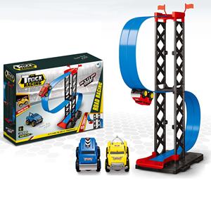 Set <span class=keywords><strong>di</strong></span> Auto da Corsa con Pista ad Anello Luminosa Giocattolo per Bambini Pista ad Alta Velocità - Product Image 1