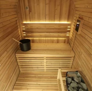 Sauna de Vapor Interior de Madera Sólida de Cedro Rojo Ecológica y de Calentamiento Rápido, para 1-2 Personas, Alivio del Dolor, Purificación Corporal, 3 Años de Garantía - Product Image 6