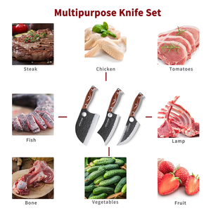 Ensemble <span class=keywords><strong>de</strong></span> couteaux <span class=keywords><strong>de</strong></span> cuisine professionnels en acier inoxydable 3 pièces, 3Cr13MoV, manche en bois ABS, couteaux <span class=keywords><strong>de</strong></span> cuisine tranchants et durables, ensemble <span class=keywords><strong>de</strong></span> couteaux <span class=keywords><strong>de</strong></span> boucher - Product Image 4