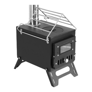 Estufa de Camping para Tiendas de Campaña con Tubos de Chimenea de Acero Inoxidable para Tiendas de Campaña, Refugios, Estufa Portátil para Calefacción en Exteriores - Product Image 2