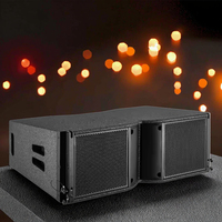 T208 kotak Speaker pasif dua sistem suara Audio, Speaker Array garis Audio profesional luar ruangan