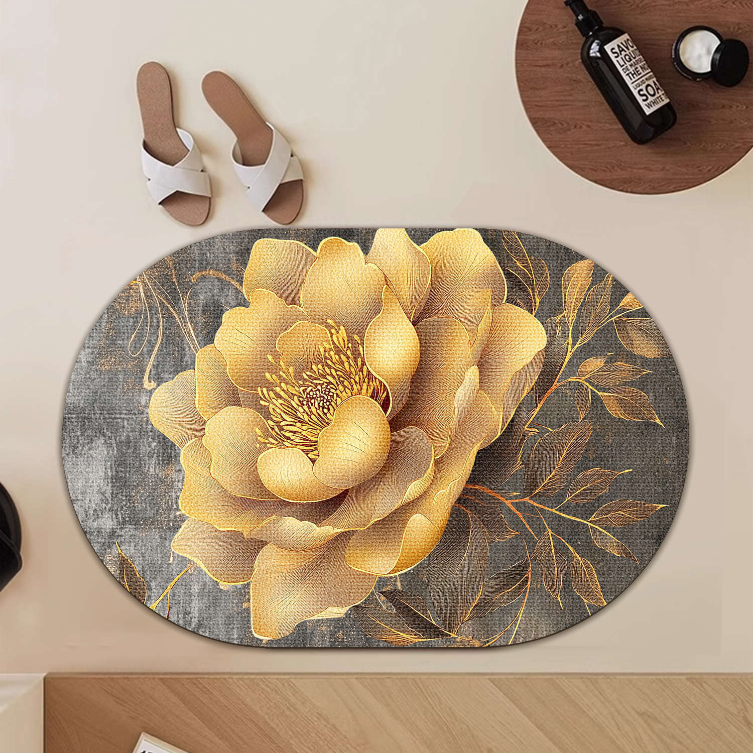 Golden Lotus Fragrance Oval