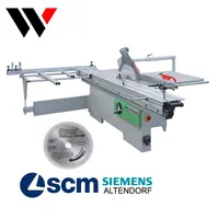 CNC Industrial Woodworking Precision Wood Cutting Panel Sliding Table Saw Machine