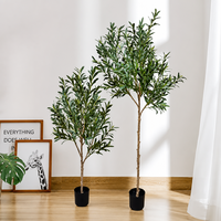Plantes artificielles, arbre décoratif pour la maison, bonsaï, plantes en plastique, pots, aménagement paysager, plantes modernes, palmier d'intérieur