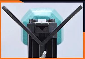 TY80L58 Pneumatic <strong>V</strong> Nails Gun <strong>Picture</strong> <strong>Framing</strong> <strong>Nailer</strong> 1/4", 3/8", 1/2", 5/8" Right Angle Underpinner Pronged Front Miter - Product Image 4