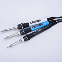 Fer à souder électrique 80W à température réglable avec écran LCD numérique 110V 220V, kit d'outils de réparation et de retravaillage avec pointes de fer à souder