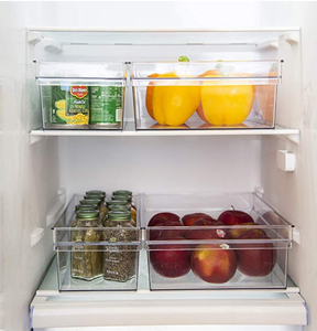Fridge and Freezer Bins <strong>Organizer</strong> Stackable Food Storage Containers <strong>Drawer</strong> <strong>Organizers</strong> for Refrigerator Freezer&amp;Pantry - Product Image 6