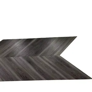 4mm Factory Price OEM Waterproof Fireproof Wooden LVT Special Size Herringbone Luxury Vinyl Plank Plastic Indoor Flooring