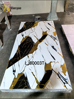 Vente flash - Marbre UV 1220*2440*3mm facile à installer pour les appartements