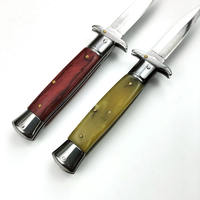 Couteau de poche robuste en acier inoxydable - Outil professionnel pliable pour la chasse et le camping en plein air