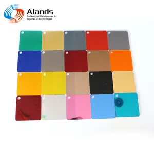 Alands Gương 2 Chiều Acrylic Màu Bạc, Tấm Gương Dính, Gương Perspex Cắt Theo Kích Thước 1Mm 2Mm 3Mm