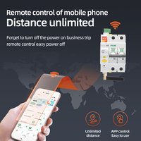 Disjoncteur intelligent TUYA WiFi / TUYA Zigbee 3P 16A-63A, produit de maison intelligente contrôlé par application mobile, Internet des objets
