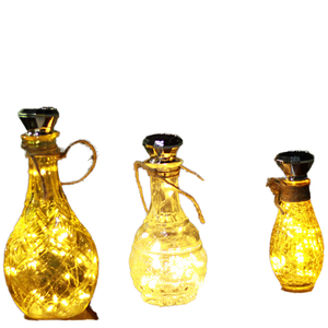 LED Solar <b>Copper</b> Wire Cork String Lights IP65 Waterproof 10m/20m Outdoor Christmas Room Bar Decoration <b>Lantern</b> - Product Image 1