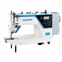 Machine à coudre point noué à une aiguille avec moteur pas à pas MC-S9