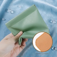 Bolsa de Almacenamiento Impermeable de Cuero PU para Slingshot, Bolsa de Maquillaje de Viaje con Cierre Automático, Organizador Multiusos para Cables de Auriculares