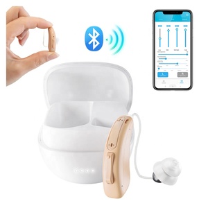 Único <span class=keywords><strong>Ear</strong></span> <span class=keywords><strong>Hearing</strong></span> Aids Amplificadores Auditivos para Idosos Recarregável com Cancelamento de Ruído Ouvir Ajuda Perda Auditiva Grave - Product Image 1