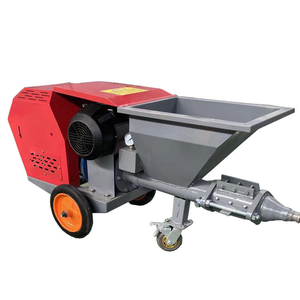 Máquina Eléctrica para Rociar Mortero, Tolva de 100L, Alcance Vertical de 20M, Horizontal de 30M, Color Blanco, Fácil Mantenimiento - Product Image 5