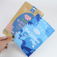 Sac refermable avec logo personnalisé, résistant à la chaleur, en plastique, emballage debout, fermeture éclair réutilisable, sachet doy