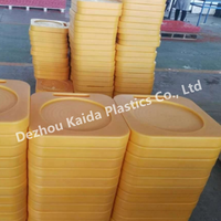 800*800*50mm Hdpe Heavy Duty Grue Stabilisateur Pads Haute Résistance Antidérapant UHMWPE Outrigger Pads Feuilles En Plastique