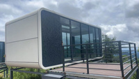 Cabine Apple à faible coût et installation rapide, maison préfabriquée moderne de haute qualité, hôtel préfabriqué, cabine mobile Apple Pod avec chambre