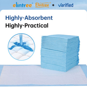 Elintree OEM nhà máy Bán buôn giá 5 lớp vệ sinh tấm Ga Trải Giường không kiểm soát dùng một lần dưới miếng đệm cho người cao tuổi - Product Image 4