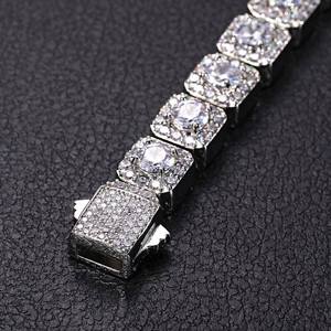 Bracelet Tennis en Argent Sterling 925 avec Moissanite, Chaîne à Maillons, Bijou Hip Hop Tendance, Accessoire de Luxe Scintillant de Créateur - Product Image 3