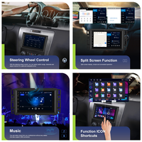 Hikity pour GMC Chevrolet Buick Hummer Android Car Radio 7 ''4 + 64G Car Audio Car Stereo Wireless CarPlay Android Auto GPS WIFI