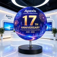 Сферический LED-экран Apexls Factory Stock, диаметр 0,3 м, P2.5, для выставок