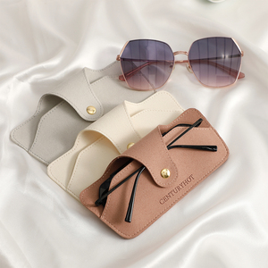 PUPPYSEW Pochette de rangement portable en microfibre pour lunettes de soleil, étui de protection pratique pour lunettes de myopie, personnalisable avec logo - Product Image 6