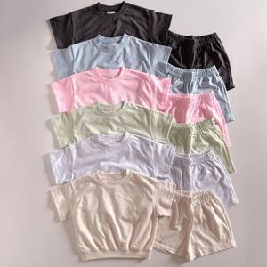 Set di Abbigliamento Estivo per Bambini in Cotone Biologico OEM ODM, Completi all'Ingrosso per Ragazzi - Product Image 5