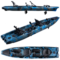 Kayak de pêche à pédales à deux places, populaire aux États-Unis, nouveau modèle 2024, BigFish 140 PDL