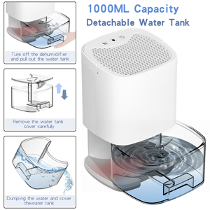 Déshumidificateur portable au meilleur prix d'usine pour la maison – Nouvelle offre promotionnelle - Product Image 5