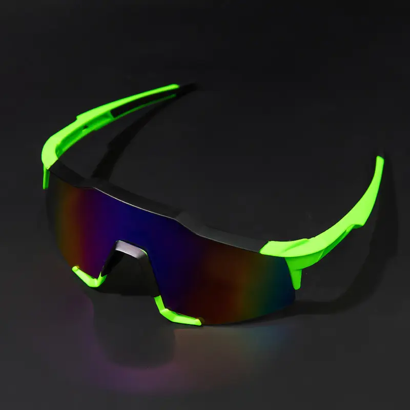 Gafas de ciclismo para hombre y mujer, lentes de sol coloridas a prueba de viento para ciclismo al aire libre
