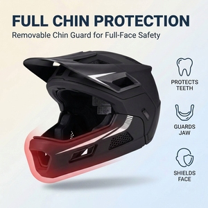 <span class=keywords><strong>Casco</strong></span> Ligero <span class=keywords><strong>Desmontable</strong></span> para Niños, Integral, Doble Propósito, para Bicicleta de Montaña, Descenso, Bicicleta de Equilibrio y Patinete - Product Image 2
